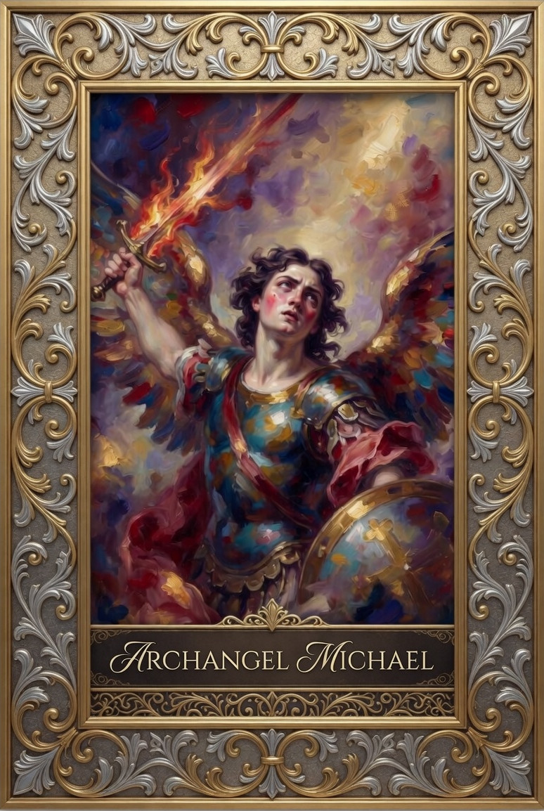Eternal Icons Painted Visions St Michael EI-PV15 Limited /250 Christian Card