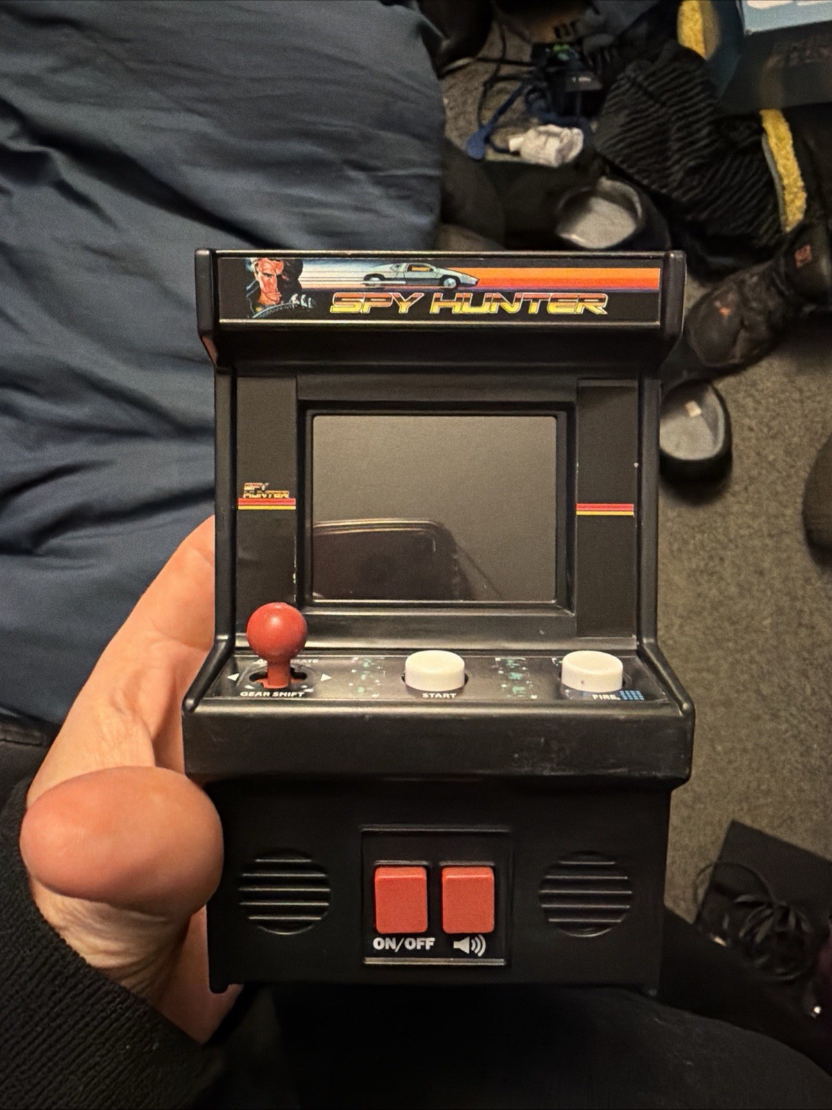 Spy Hunter Retro Mini Arcade Game by Basic Fun Inc Tested Working Video
