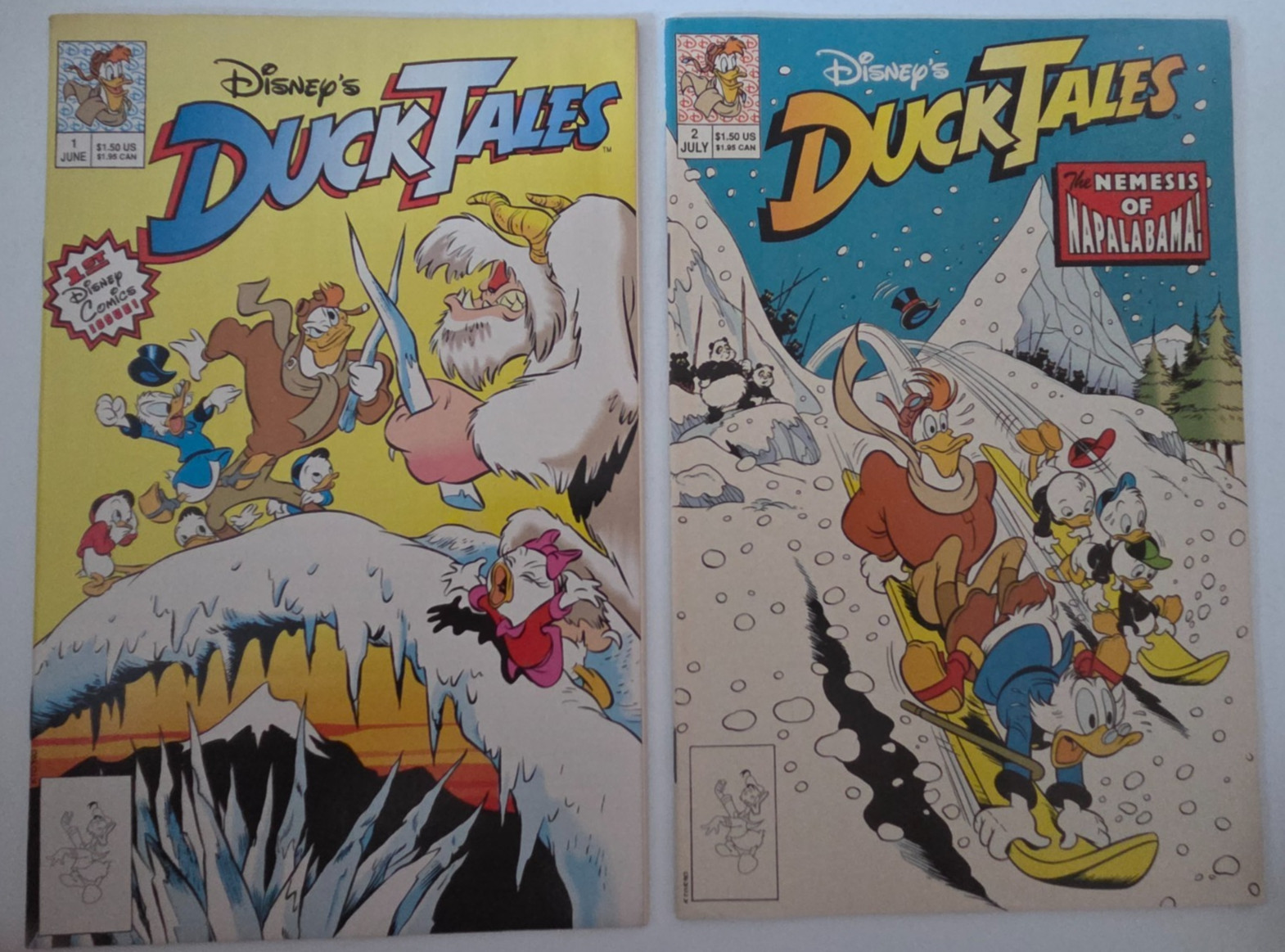 DISNEY\'S DUCKTALES #1-18 (1990) DUCK TALES COMICS FULL SERIES UNCLE SCROOGE