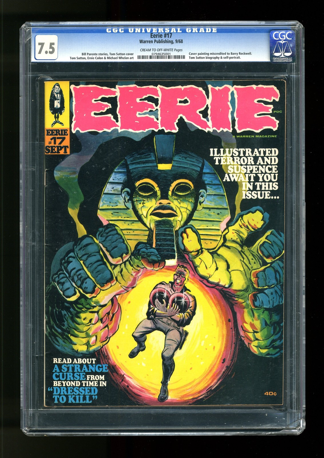 Eerie #17 CGC 7.5 1968 0794635001
