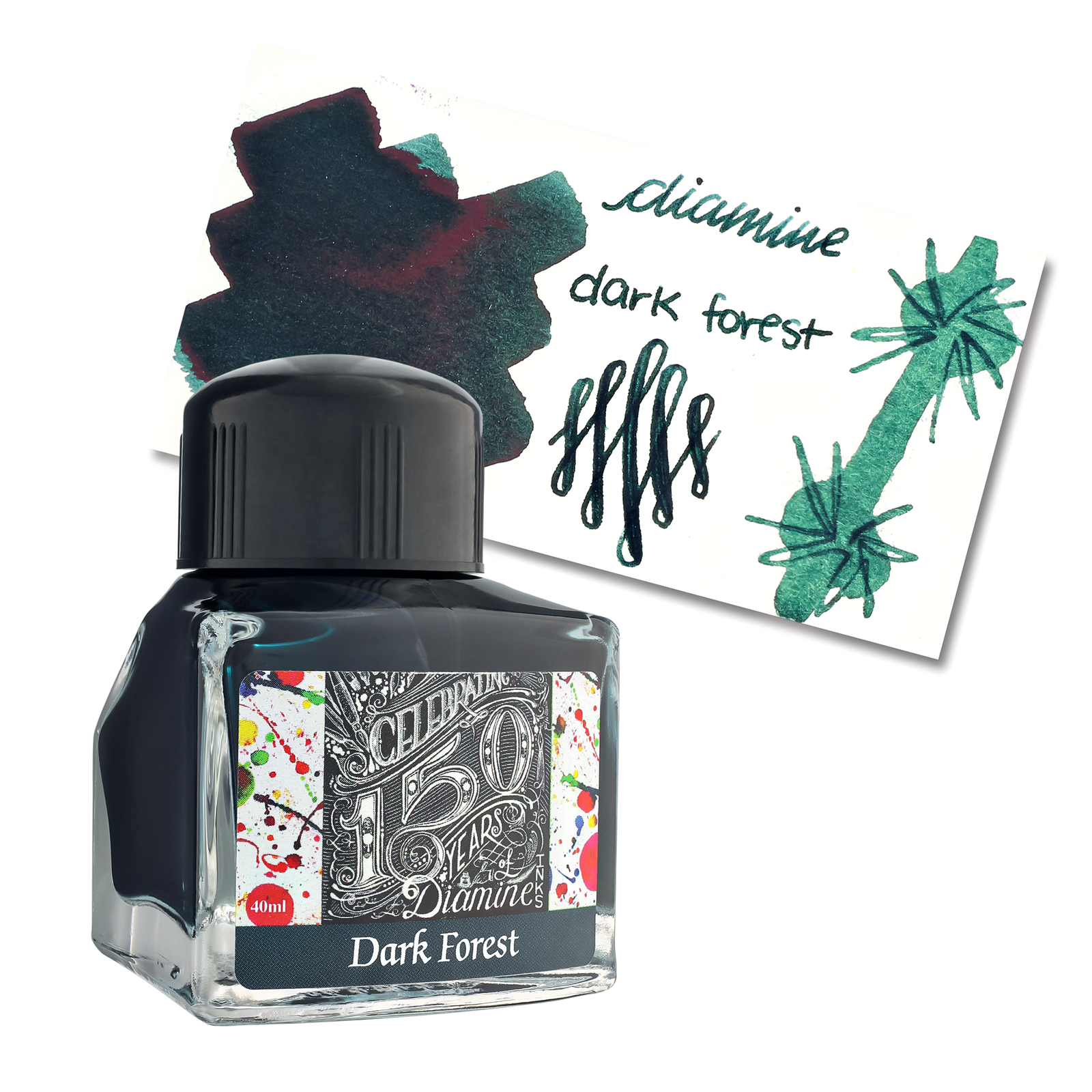 Diamine 150th Anniversary Dark Forest 40 ml Bottled Ink For Fountain Pens