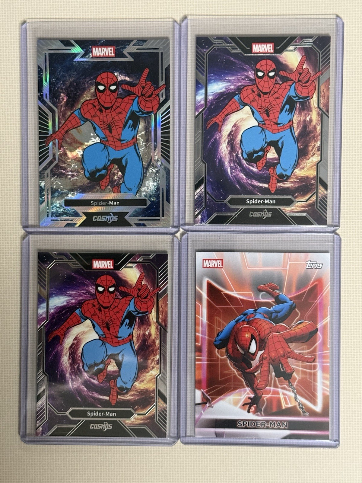 2025 Kakawow Cosmos Marvel Spider-man silver, Base X2 & Neon
