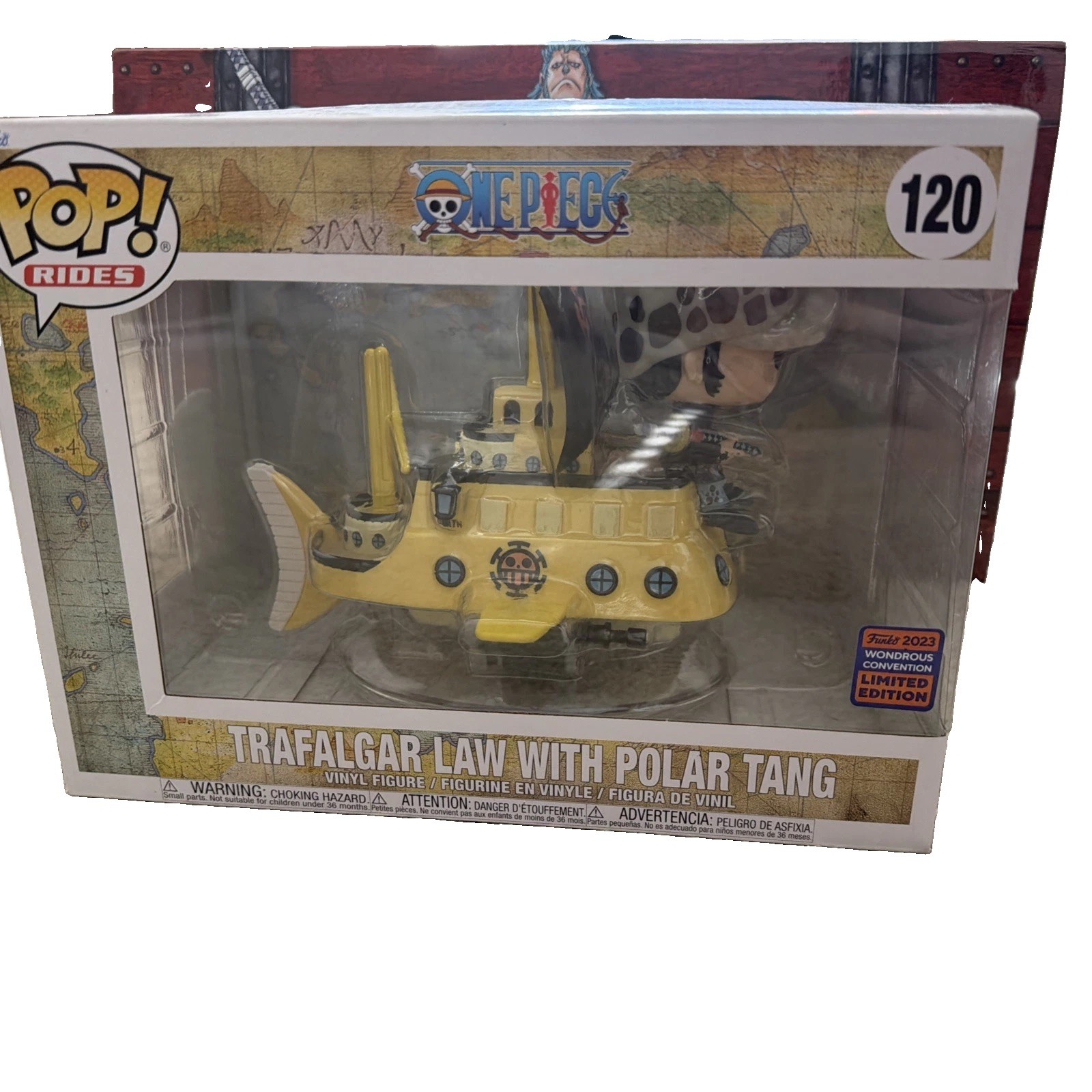 Funko Pop Rides: One Piece - Trafalgar Law with Polar Tang (2023 Wondrous...