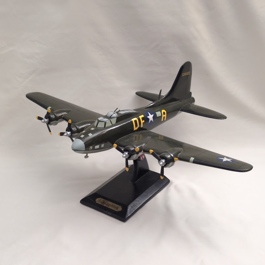 Heritage Mint B-17 Flying Fortress Wood Aircraft Desktop Model w/Stand 15