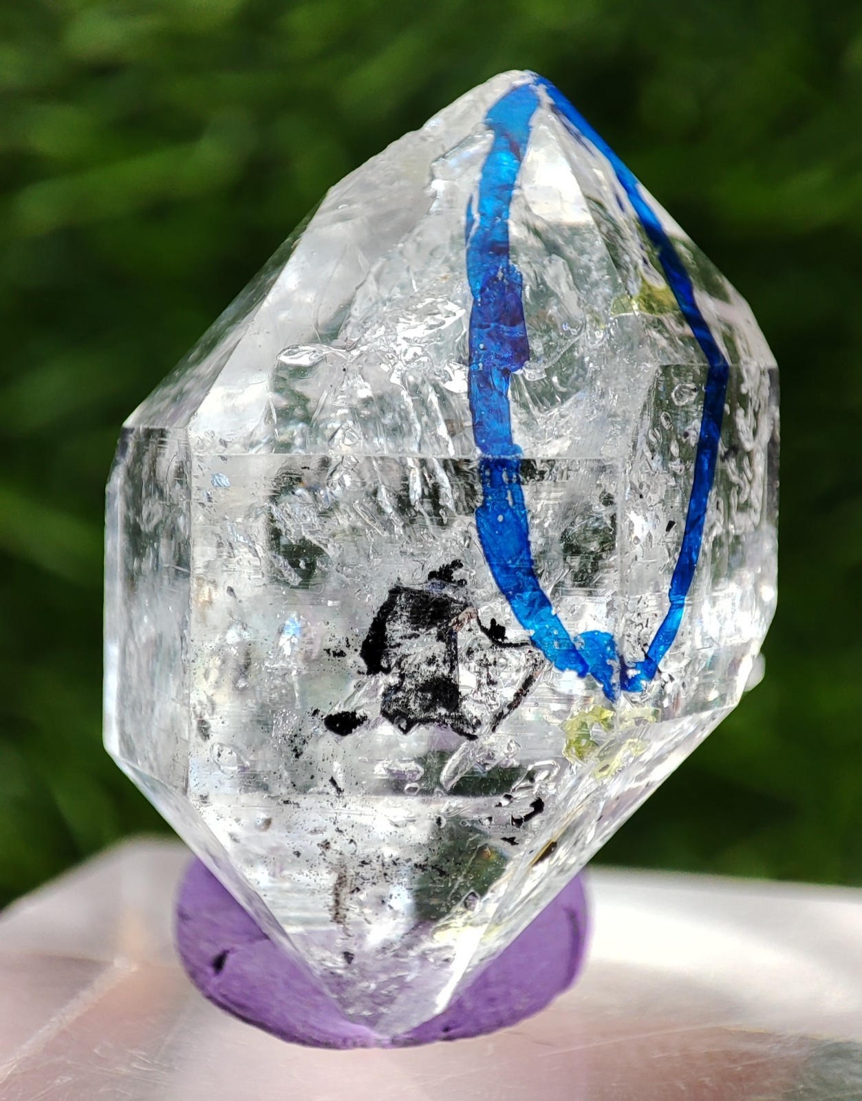 7-gm Enhydro Diamond Quartz DT Crystal with Moveable Bubble - Balochistan Pak.