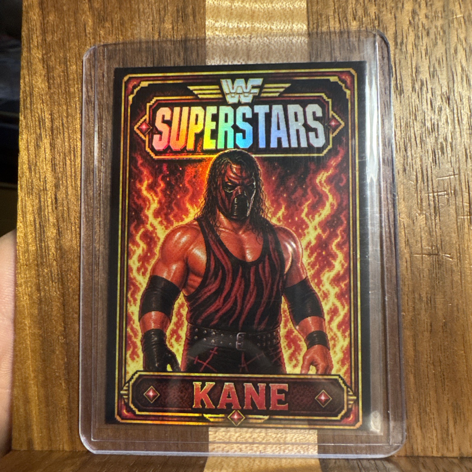 Wwf WWE Wcw Superstars Kane Parody RARE /99 Wwf WWE Wcw Superstars Kane Parody RARE /99