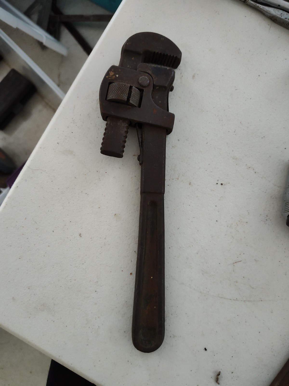 Vintage Pexto 10 Inch Pipe Wrench Made In The U.S.A. VTG