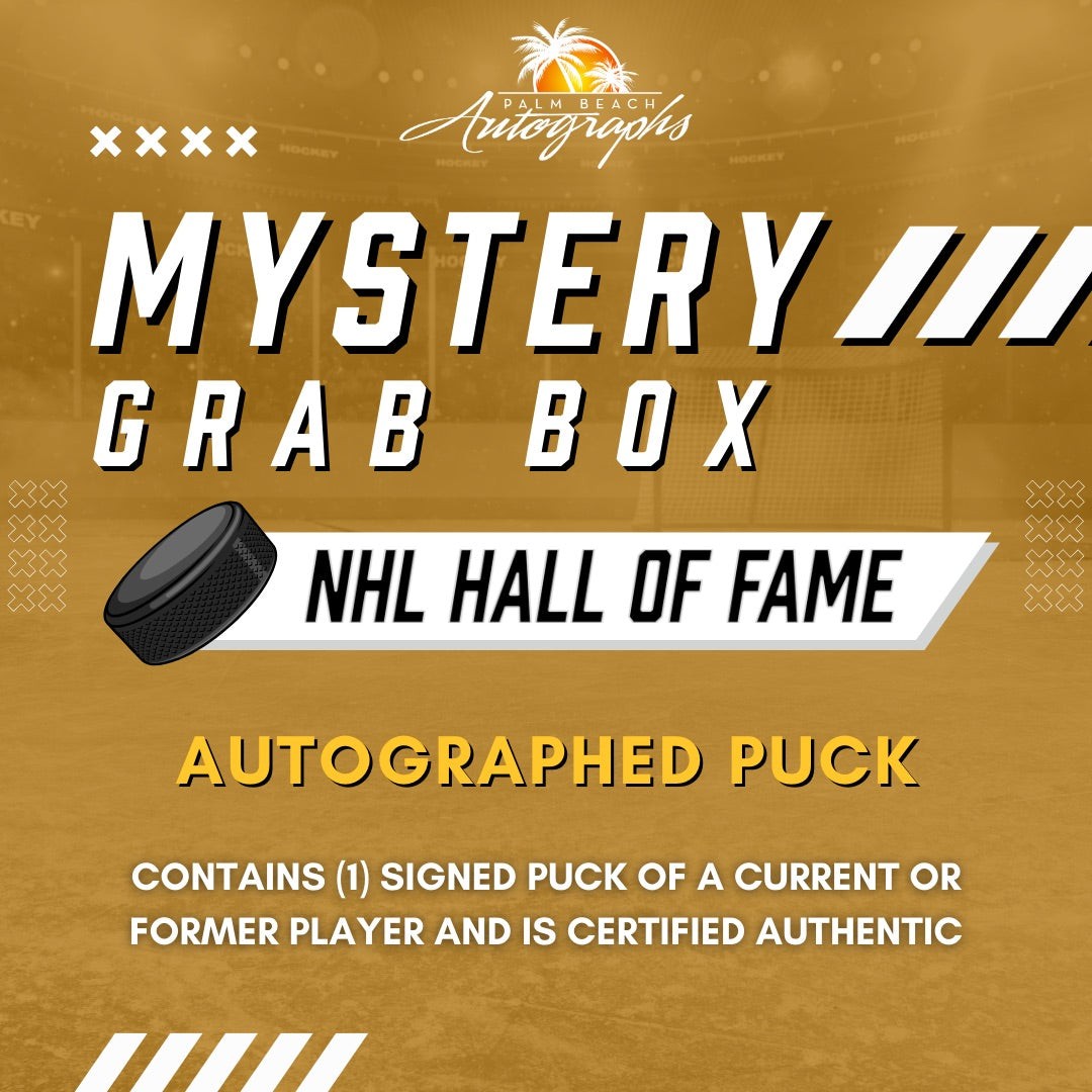 Mystery Grab Bag - NHL Hockey Autographed Hockey Puck - Hall of Famers Only