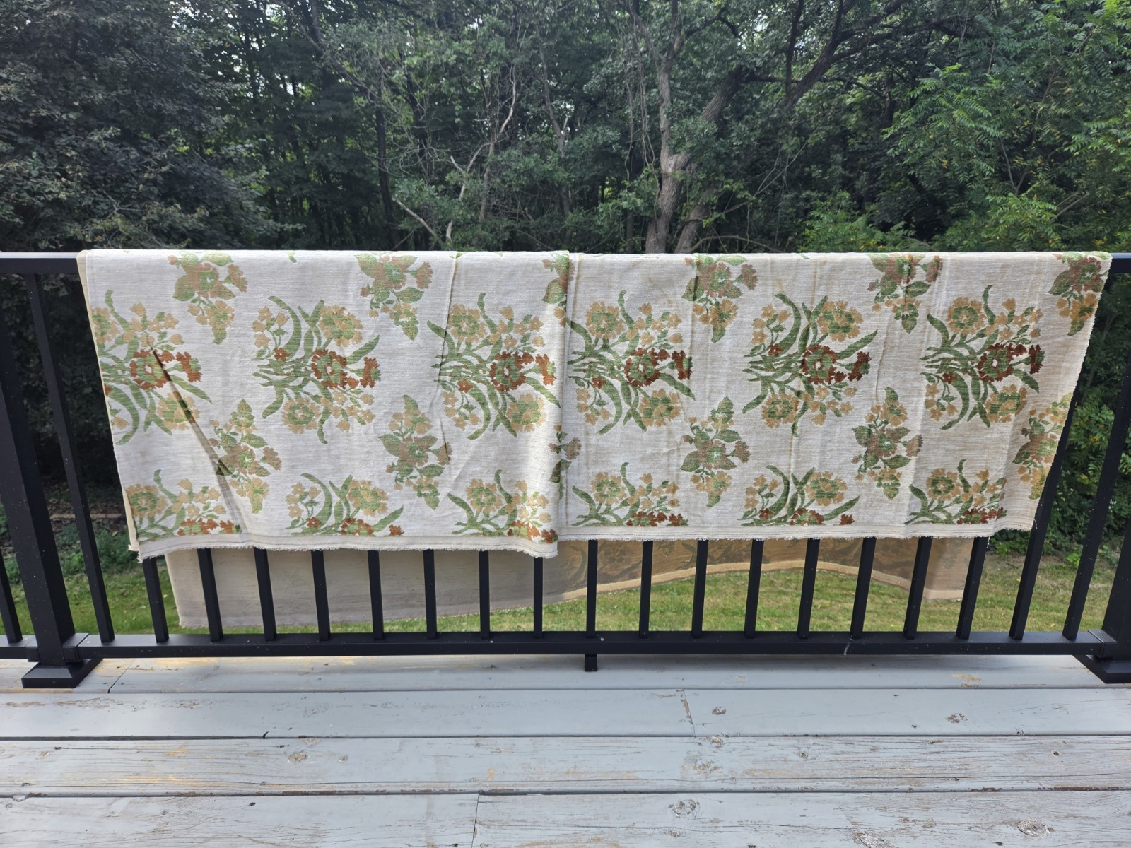 Vintage Upholstery Fabric 4 yd x 55\