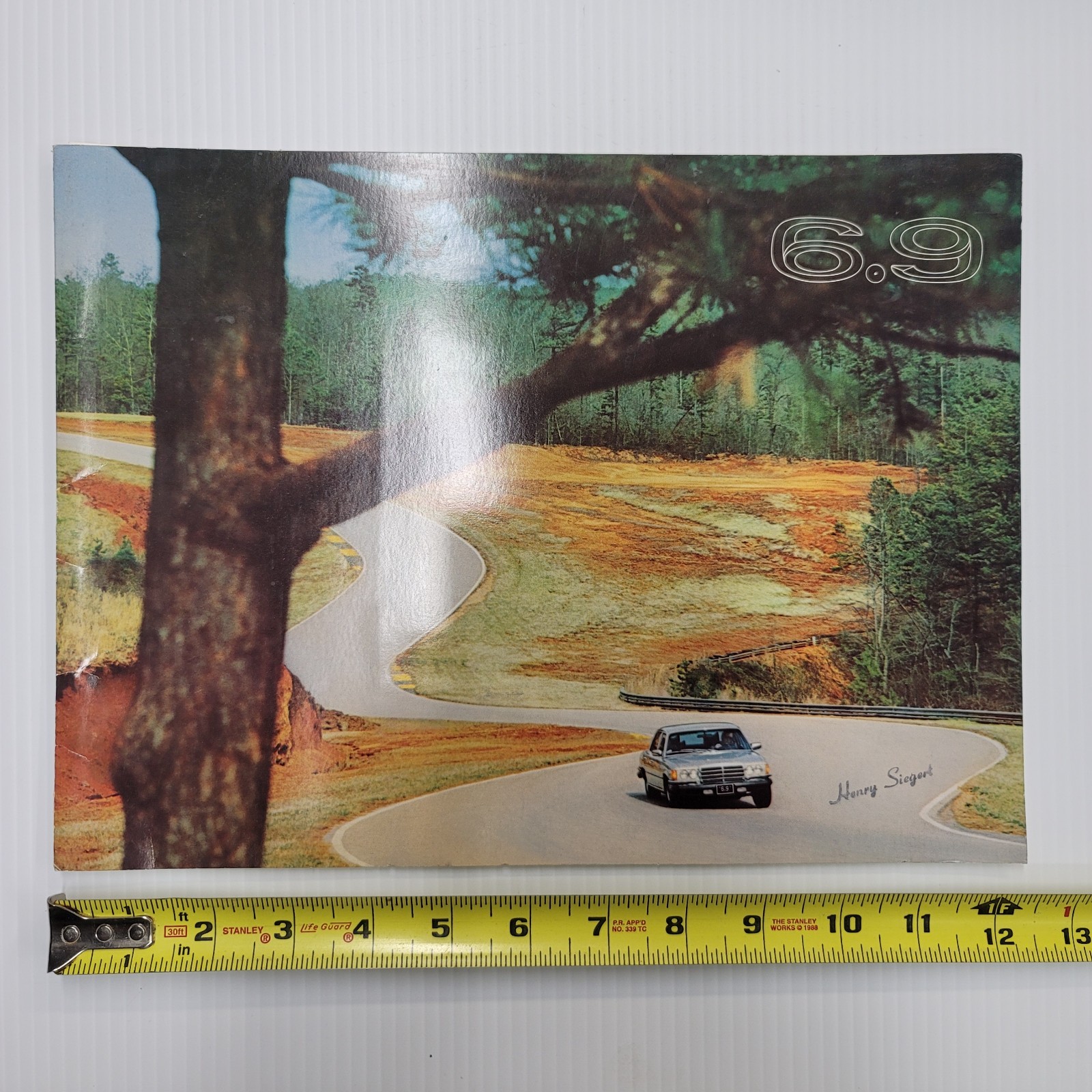 Original 1977 Mercedes-Benz 6.9 Sedan Dealer Brochure w/ Price List & Dealer Car