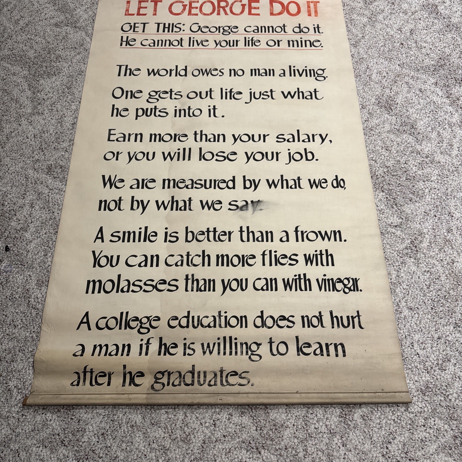 Let George Do It- wall would be great for teachers Let George Do It- wall would be great for teachers