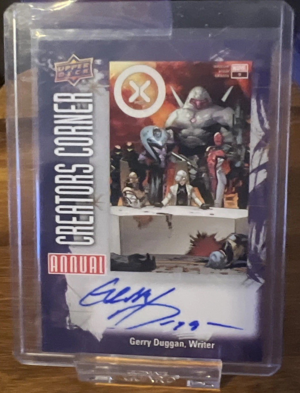 2022 Upper Deck Marvel Annual Creators Corner Signatures Gerry Duggan Auto