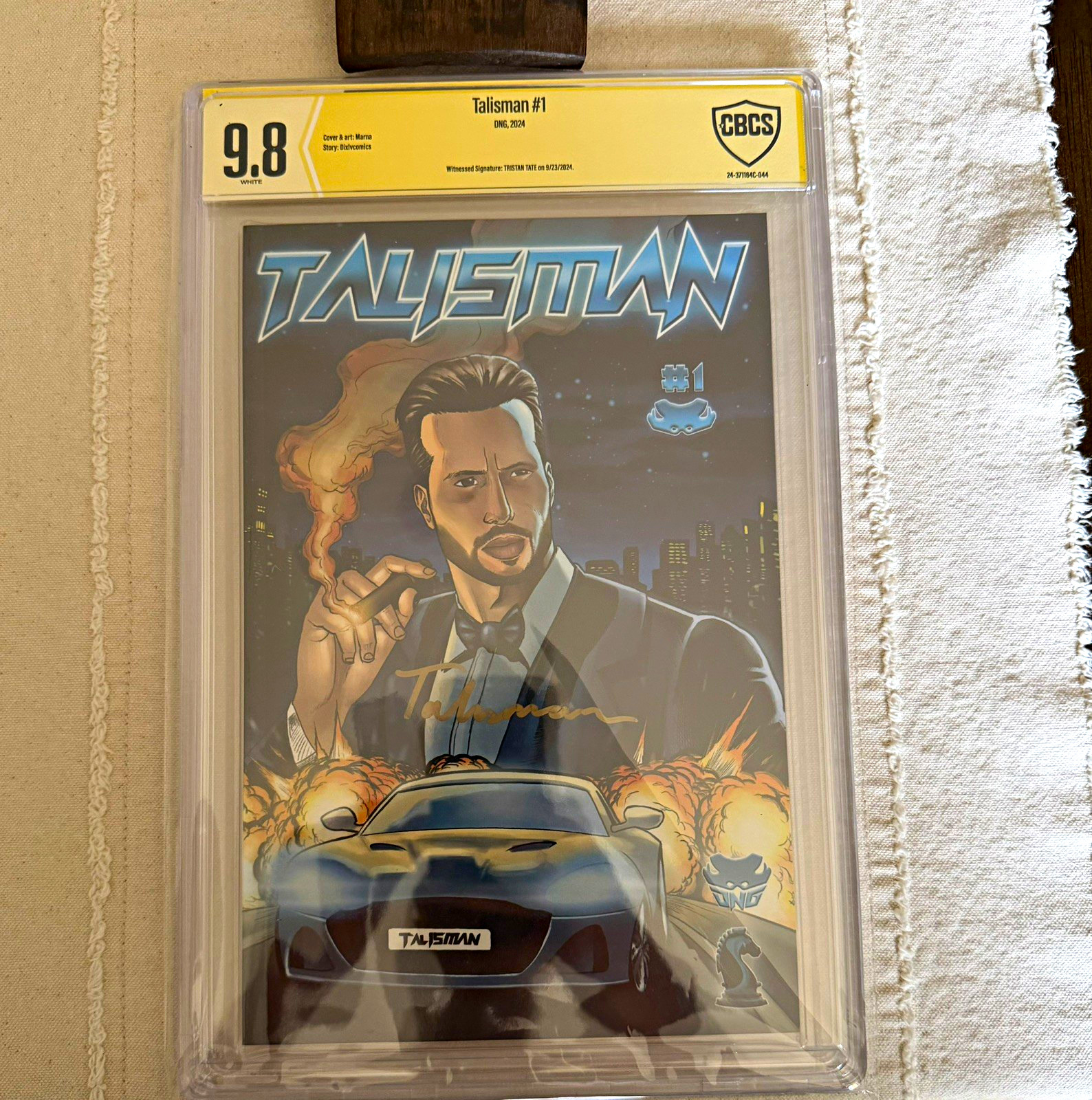 DNG comics Talisman #1 CBCS 9.8 Signed by Tristan Tate