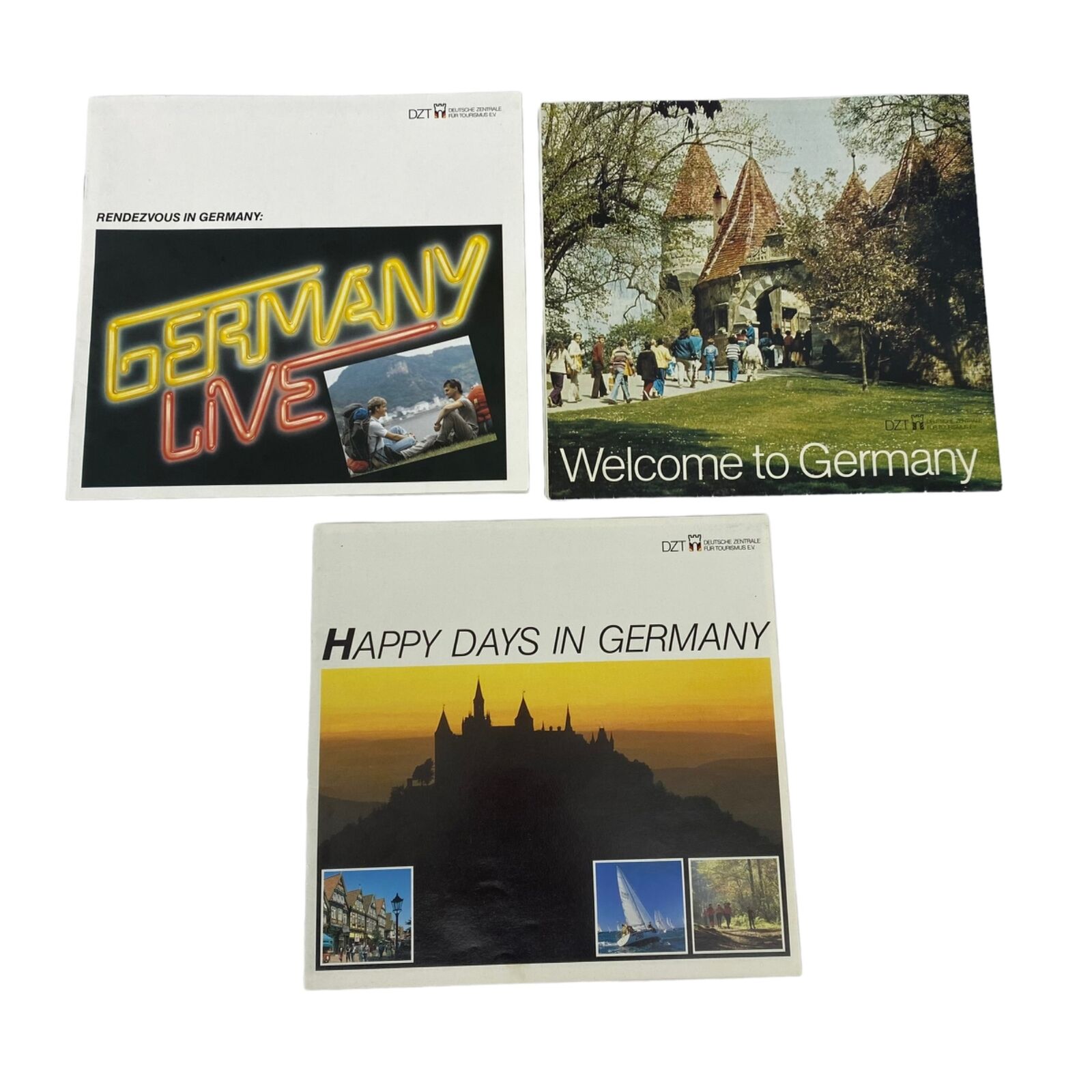 Vintage Germany Brochures 80’s Tourist European Vacation