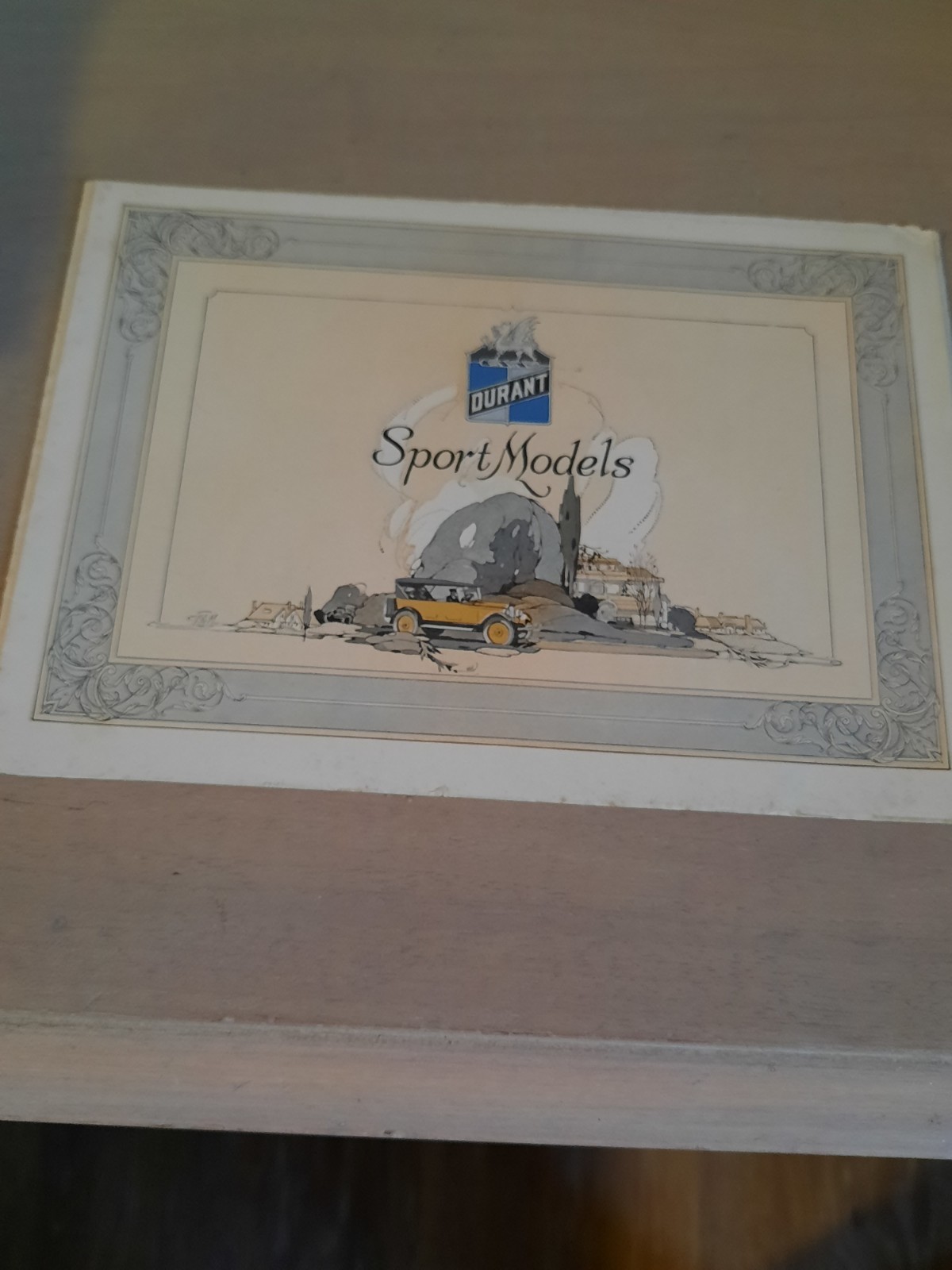 1924 Durant Sport Models Brochure Folder Touring Car Sedan Great Condition