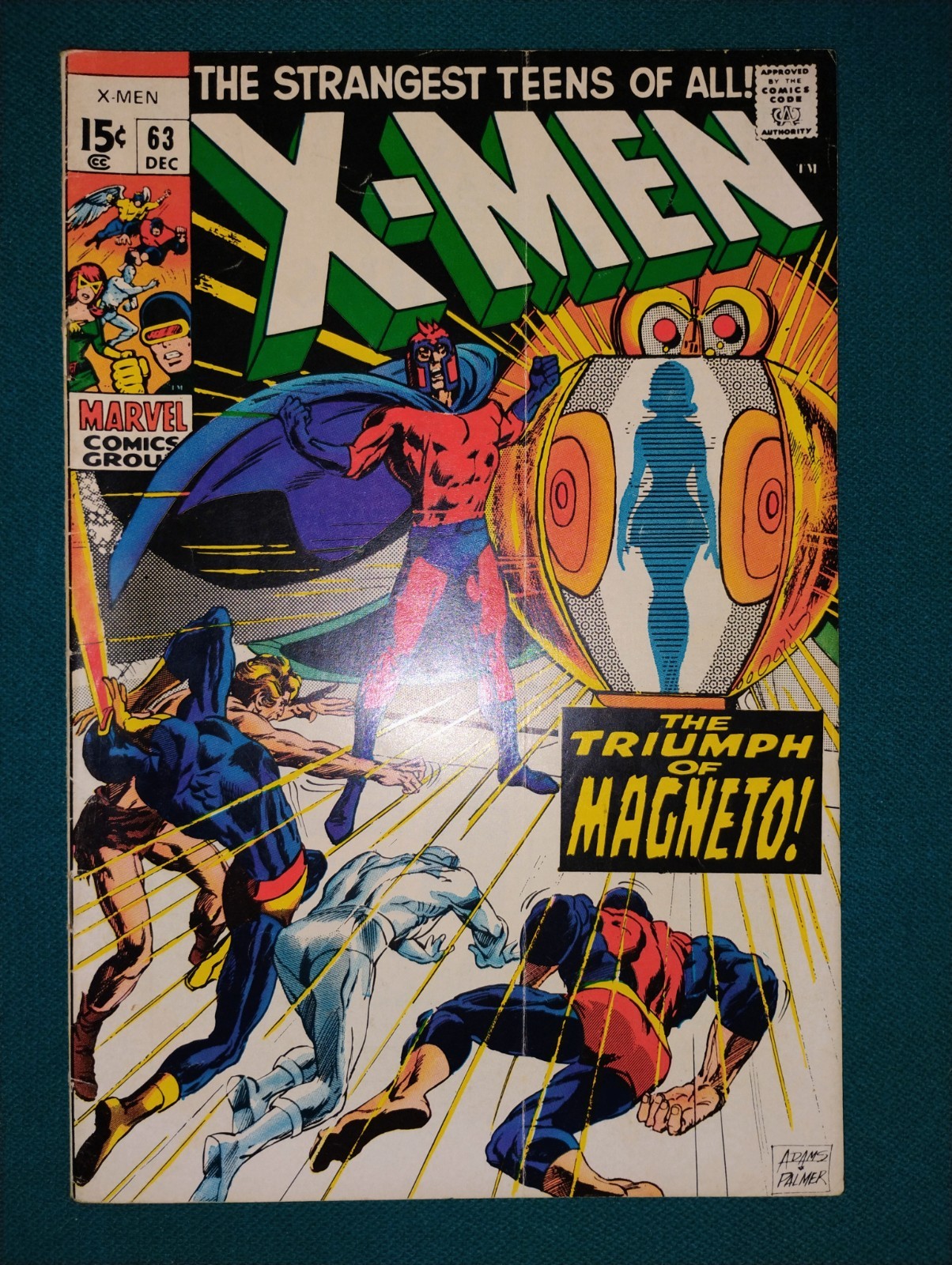 Marvel Comics X-Men #63 The Triumph of Magneto (1969) Roy Thomas