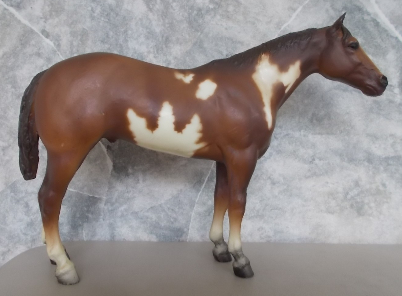Vintage 1979-1981 Breyer Overo Paint Chestnut Pinto Stud Spider B