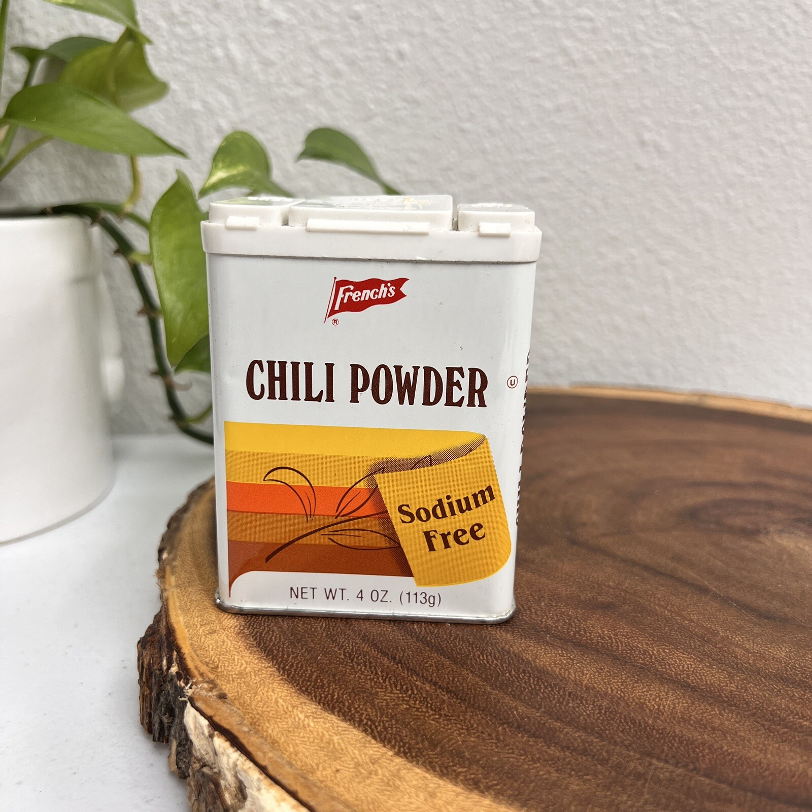 Vintage French's Chili Powder tin collectible Empty