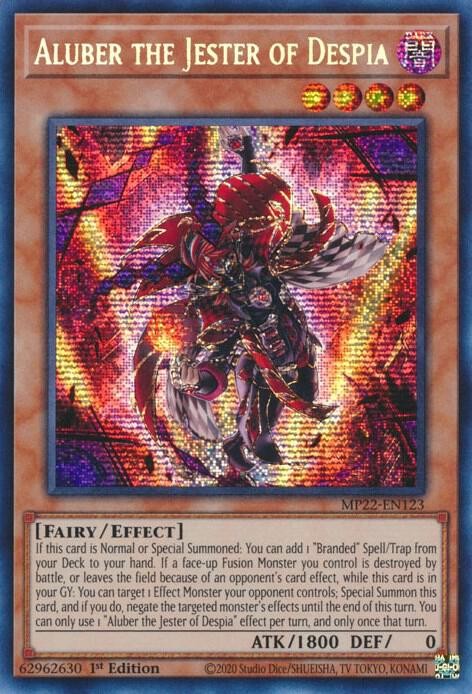 Aluber the Jester of Despia MP22-EN123 - Yu-Gi-Oh - 1st Edition NM