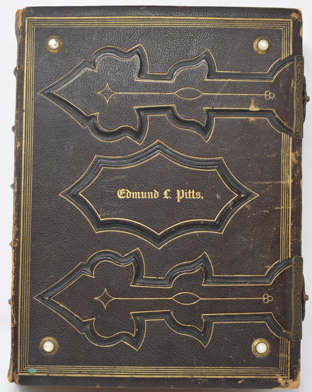 Huge Post Civil War Leather Album of the New York State Assembly 1866 CDV Photos