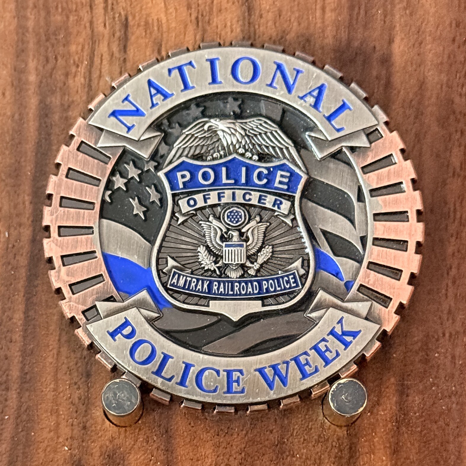 Amtrak Railroad Police National Police Week Challenge Coin  W#20