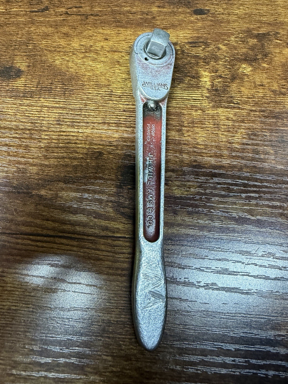 VINTAGE J.H. WILLIAMS 3/8” Drive “SUPERRATCHET” Ratchet B51 USA Works VINTAGE J.H. WILLIAMS 3/8” Drive “SUPERRATCHET” Ratchet B51 USA Works