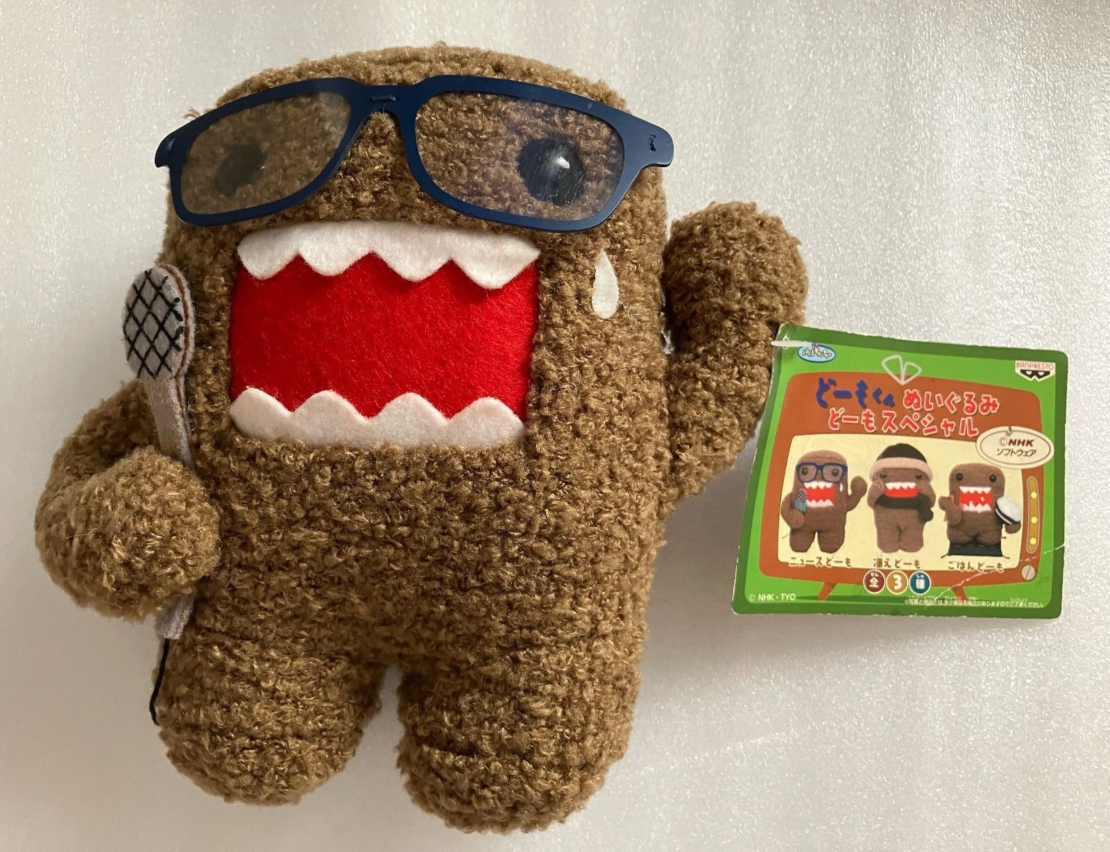 e NHK News Domo-kun Domo Special Plush Toy w/Tag e NHK News Domo-kun Domo Special Plush Toy w/Tag