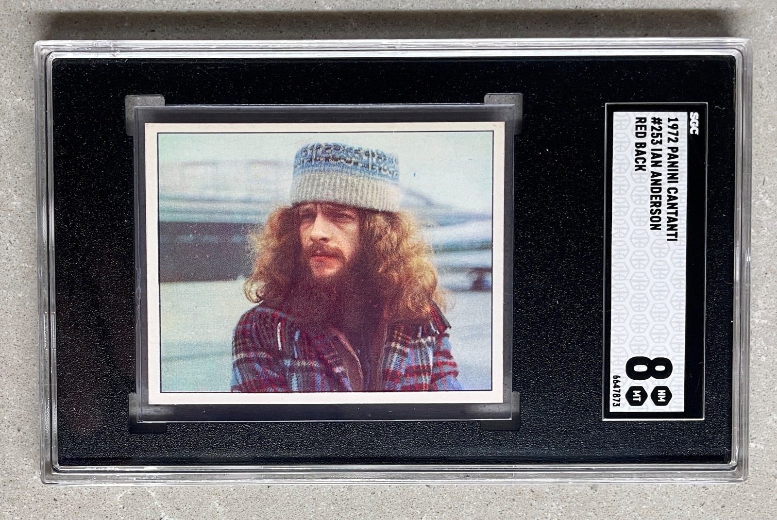 1972 Panini Cantanti 72 Jethro Tull   Ian Anderson  #253 SGC 8 NM-MT
