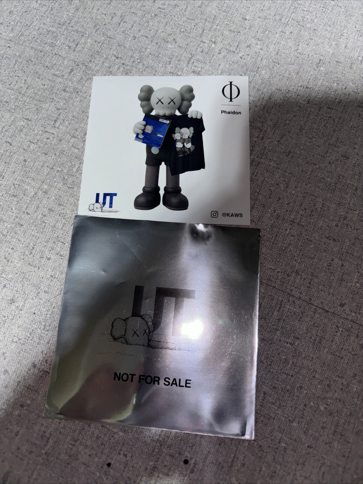 Uniqlo x Kaws UT 2023 Sticker New Phaidon