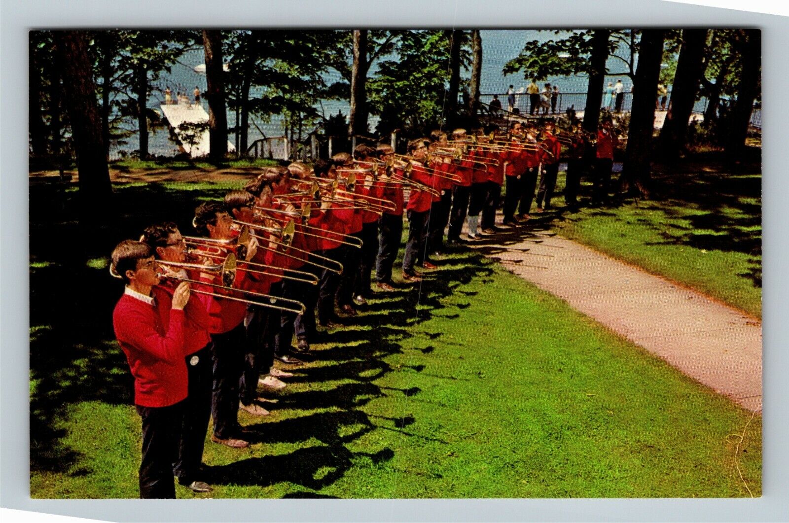 National Music Camp, Rehearsal, Interlochen Michigan Vintage Postcard
