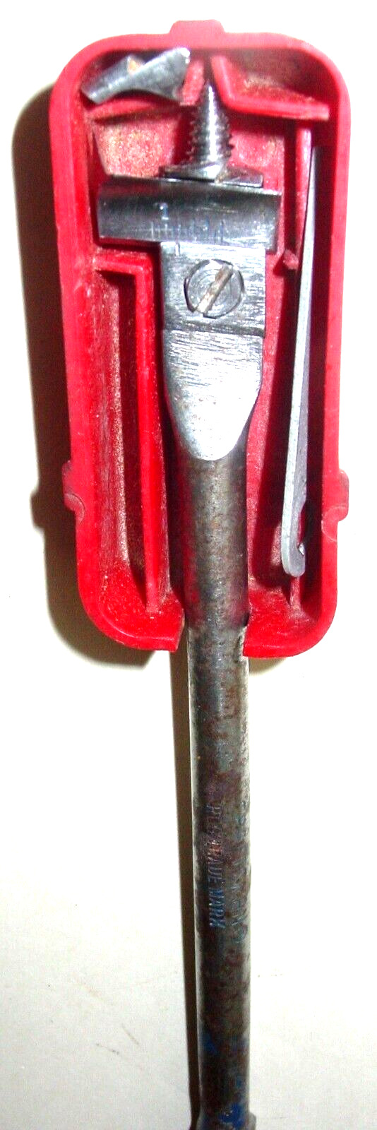 Vintage Craftsman Adjustable Wood Auger Brace Drill 2 Bit Tool USA
