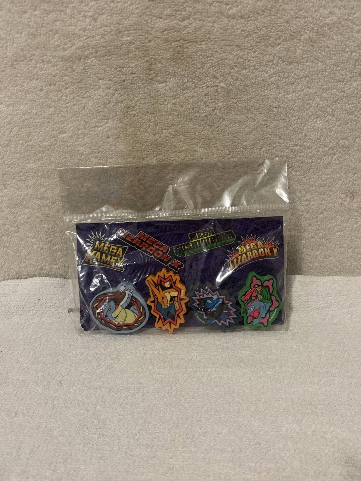 2014 Pokemon Center Eraser Set Of 4 Game Freaks Pokémon Erasers NEW SEALED