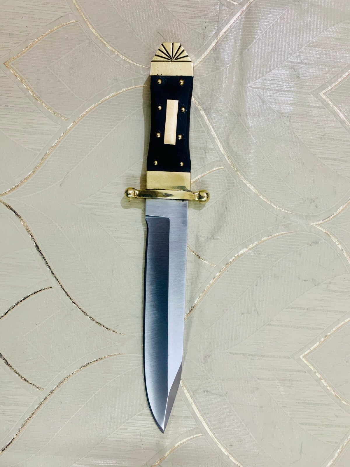 Handmade Antique Schrade Bowie Replica.Fixed Blade Vintage Hunting Knife