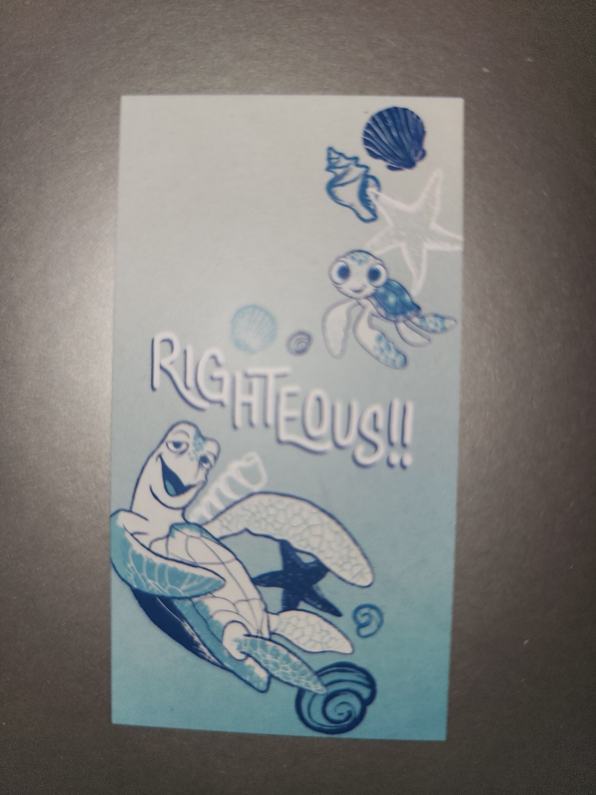Disney Parks CRUSH and Squirt Righteous Beach Towel 34\