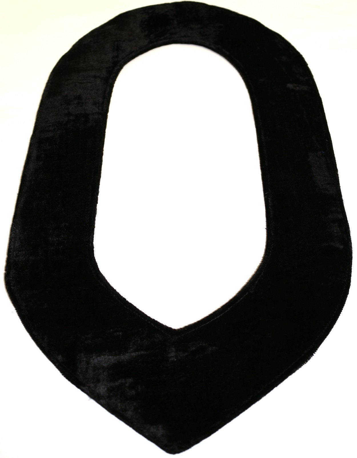 BLACK Velvet Masonic Chain Collar Lining Backing