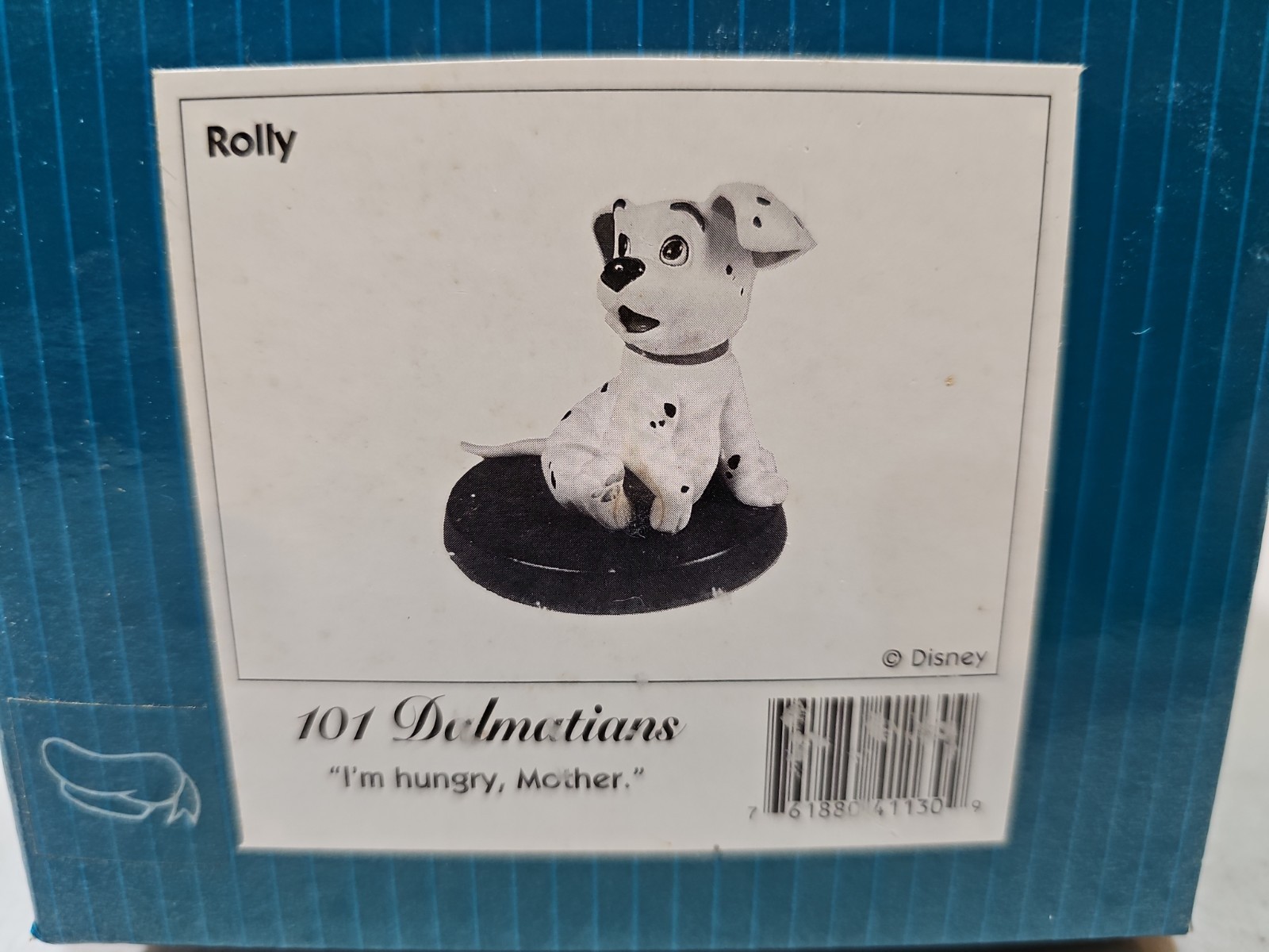 Disney~WDCC~101 DALMATIANS~ROLLY~I'M HUNGRY, MOTHER.NEW IN BOX W/COA