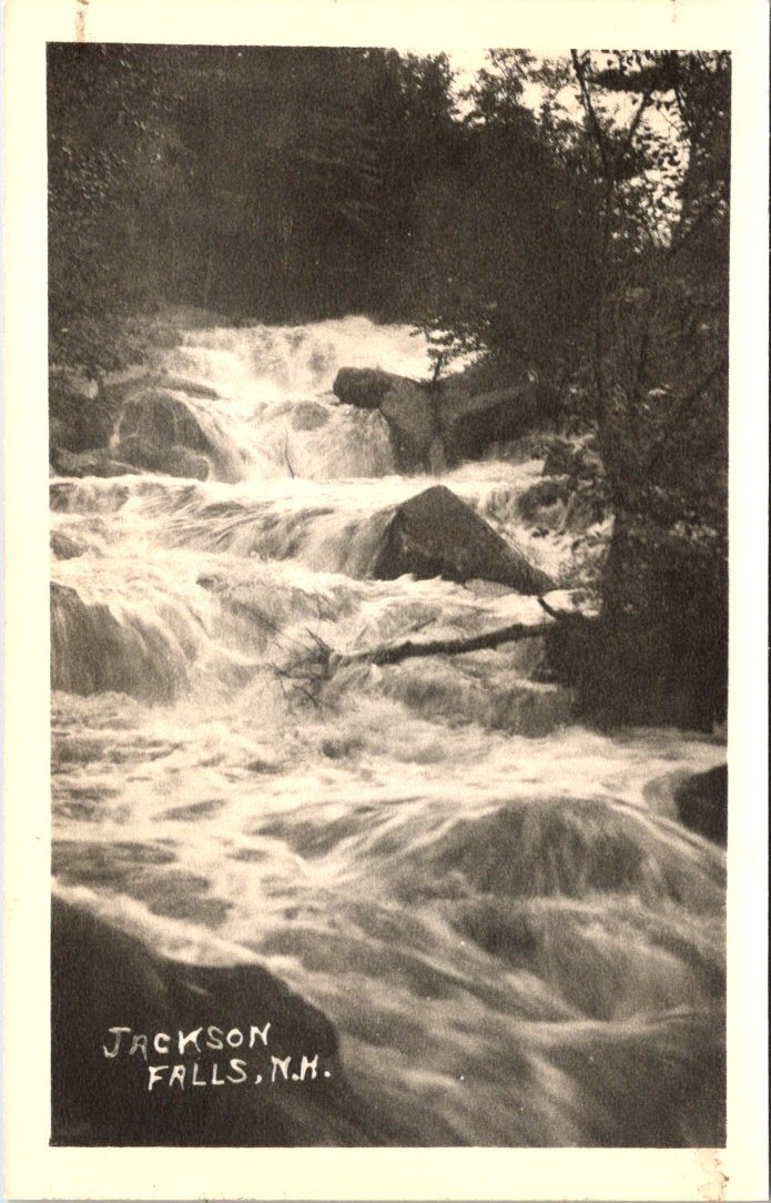 RPPC Jackson Falls New Hampshire Postcard G77