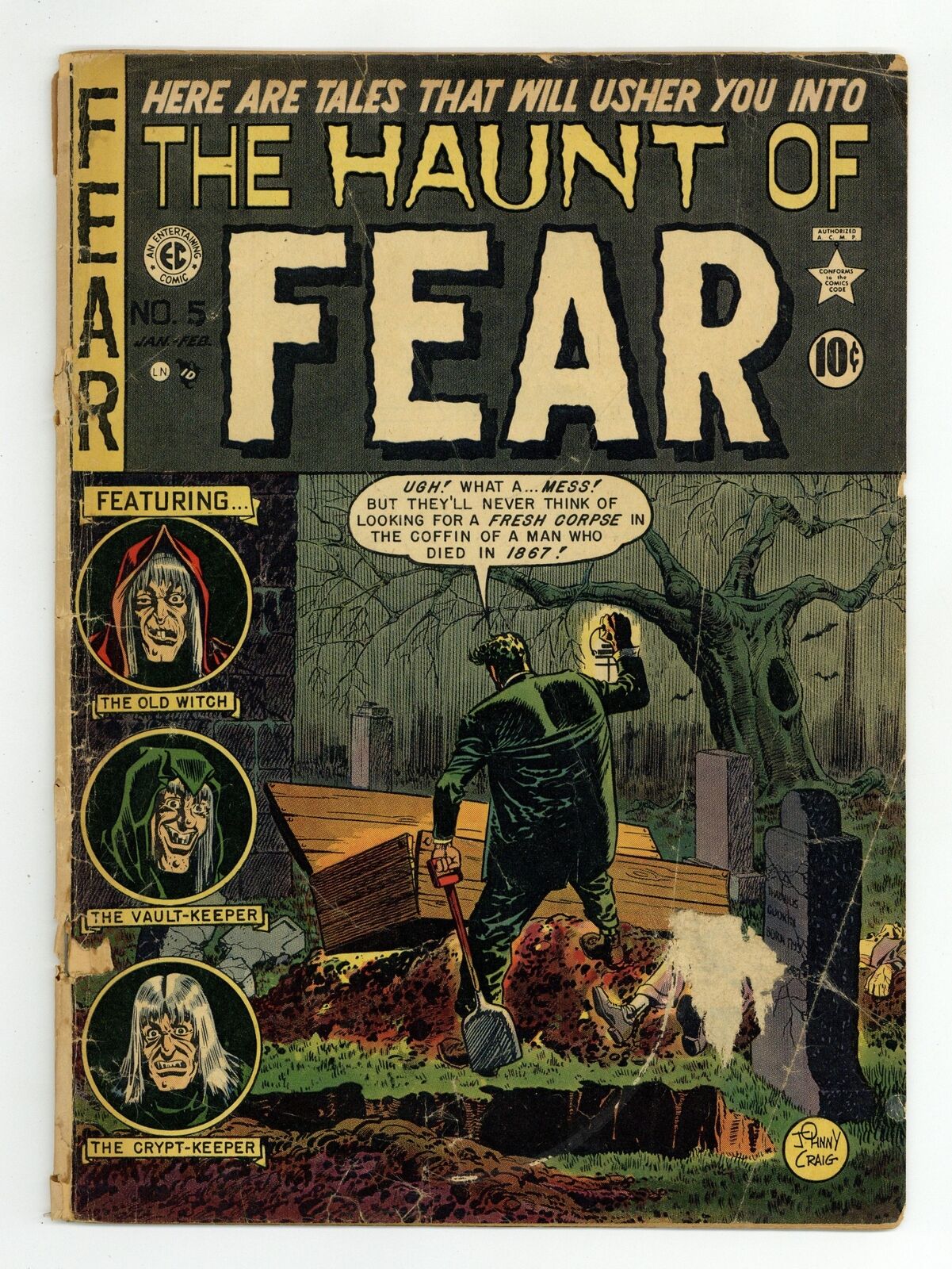 Haunt of Fear #5 GD 2.0 1951