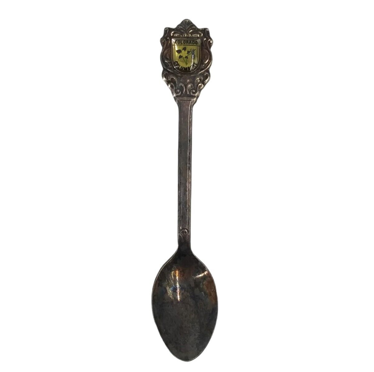 Colorado Souvenir Spoon Columbine Flower US Collectible