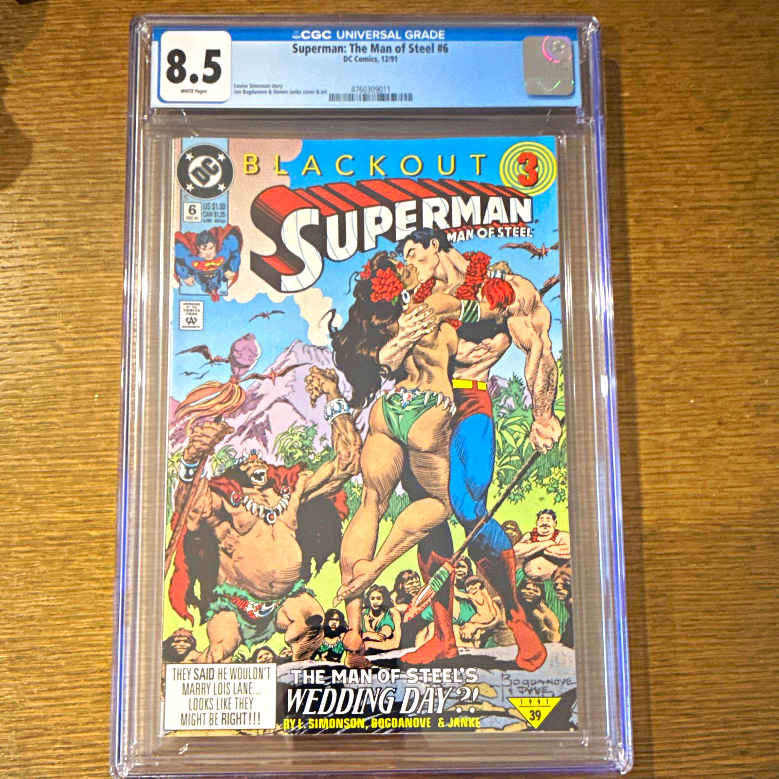 Superman: The Man of Steel #6 CGC 8.5 DC Comics 1991 #4760309011