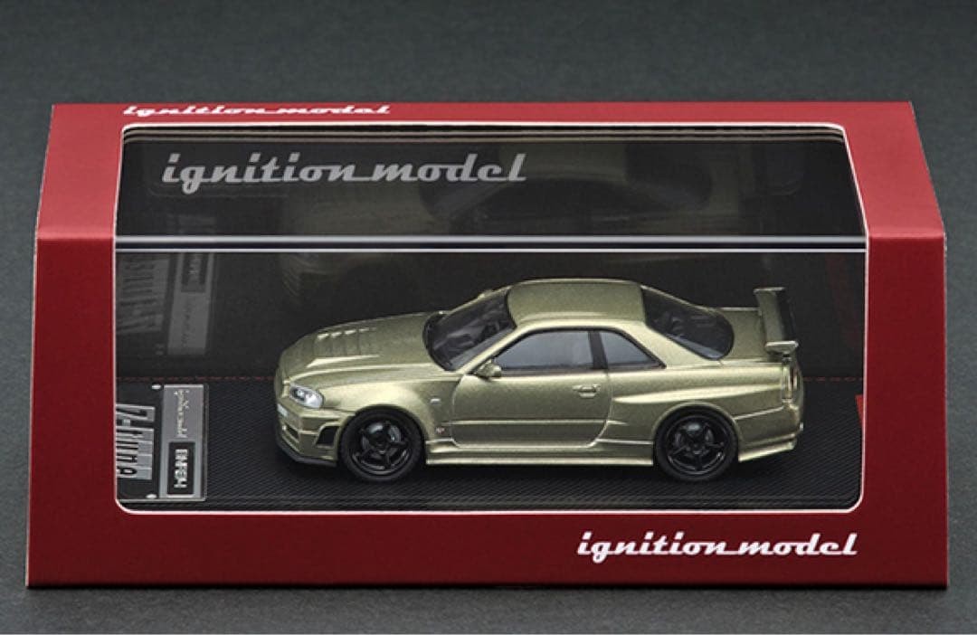 Ignition Model Nissan R34 GT-R Z-tune 1/64 scale Silver Model [Age 13+]