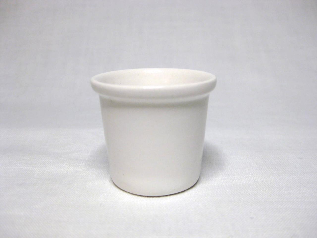 WHITE Ceramic Inkwell insert Porcelain inkpot inkwell liner choice of 11 sizes 