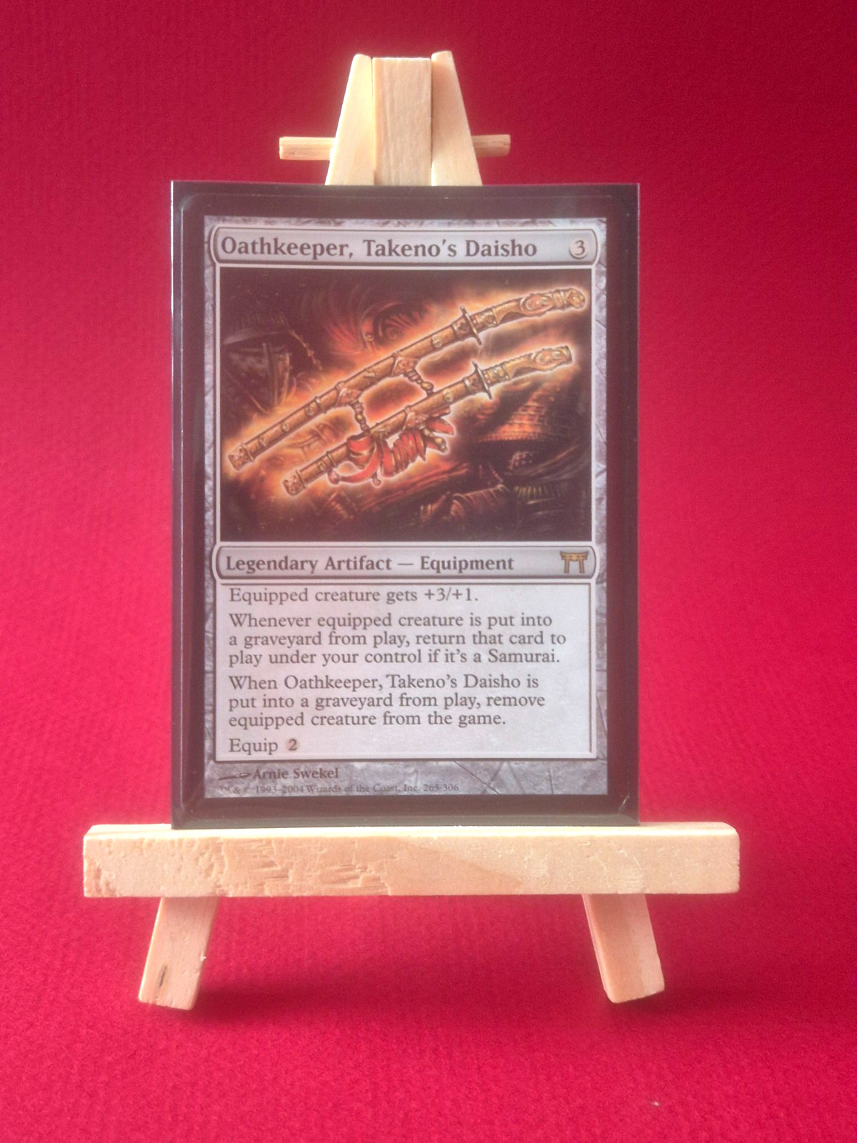 Oathkeeper, Takeno\'s Daisho / Champions of Kamigawa / Rare MTG Artifact / Mint C