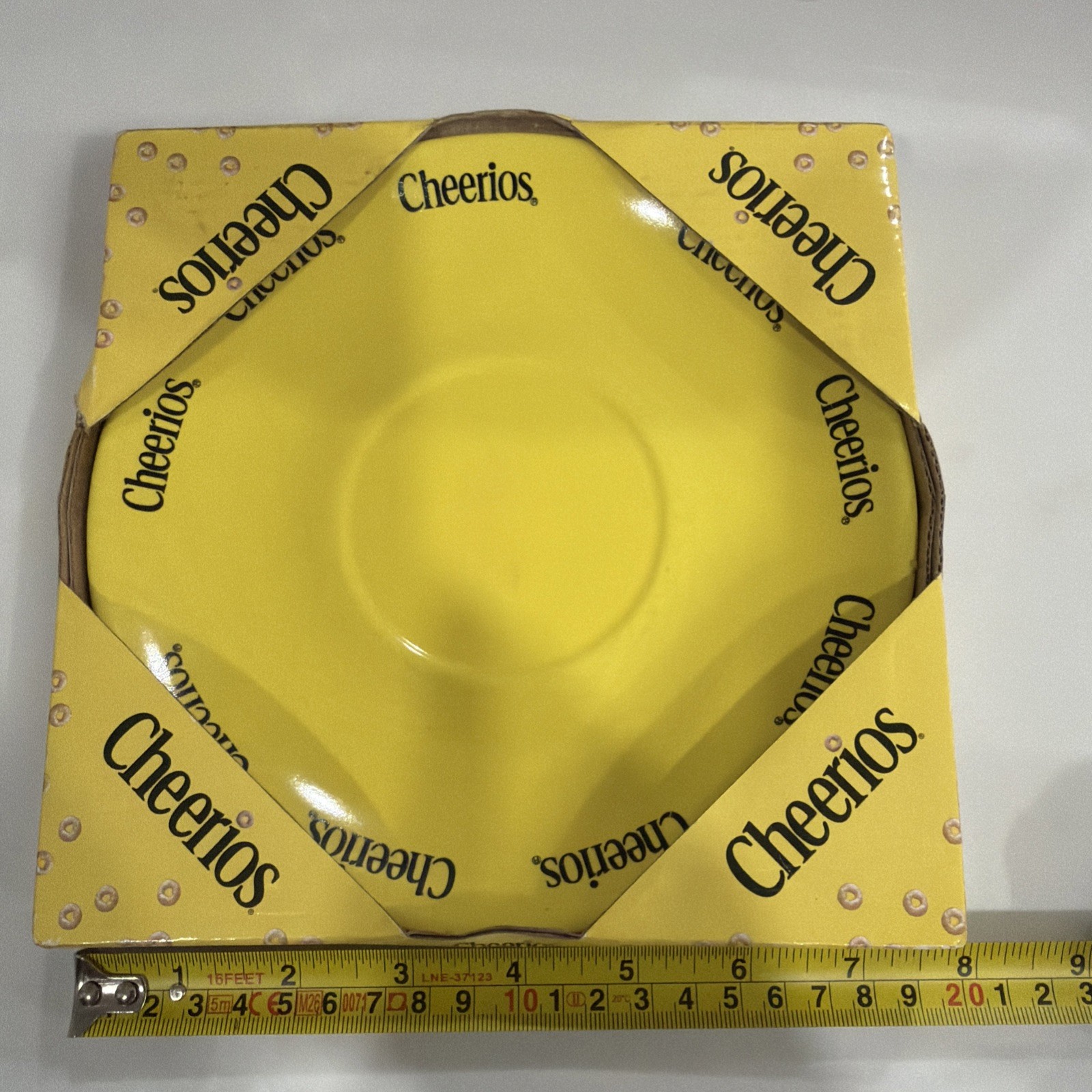 New In Box Cheerios Yellow Saucer 7.5