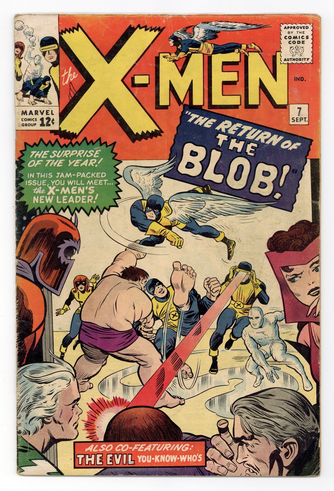 Uncanny X-Men #7 GD 2.0 1964 1st app. Cerebro