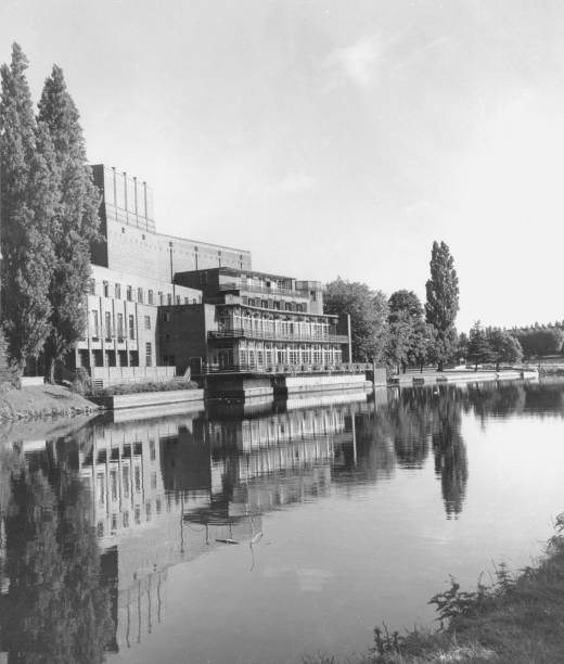 The Shakespeare Memorial Theatre Stratford Avon Warwickshire 1960 - Old Photo