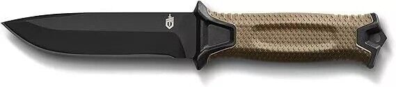 Gerber Gear Strongarm,Fixed Blade,Tactical Survival Knife,Gear Brown,Plain Edge