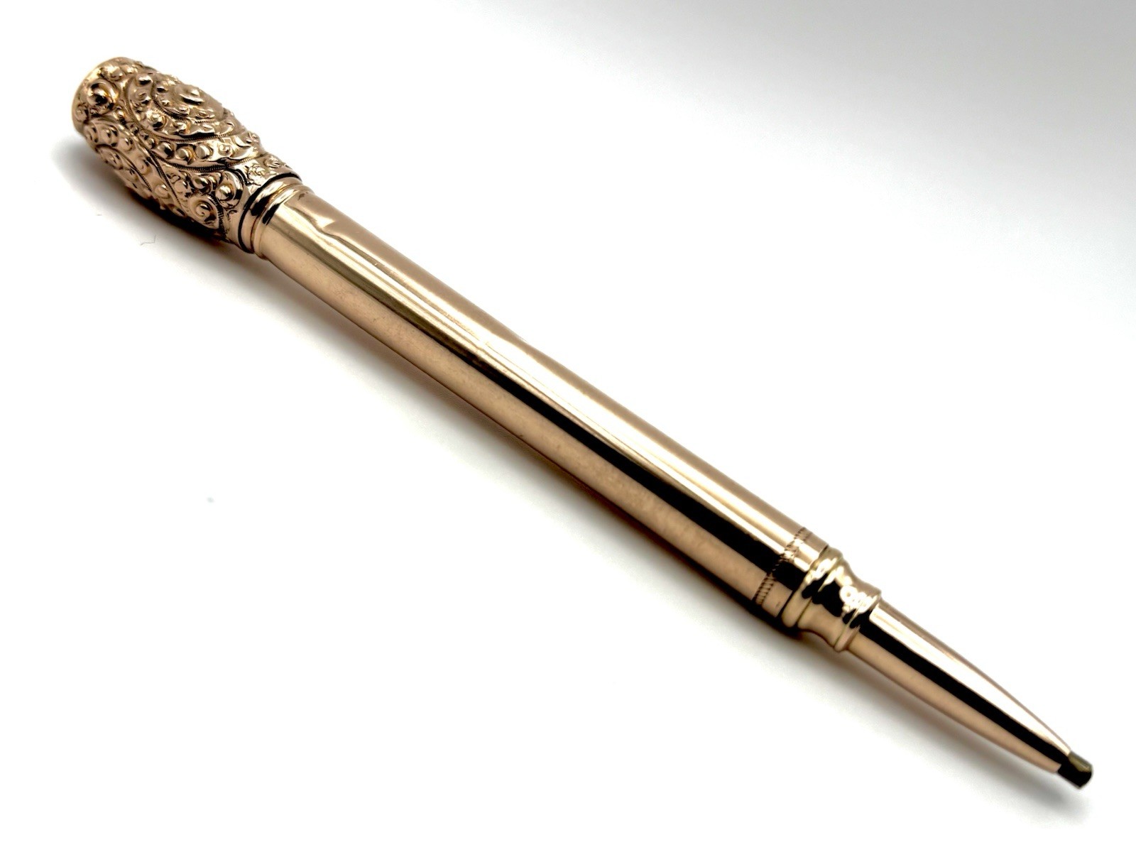 Antique Aikin Lambert Solid Gold Mechanical Pencil 1899 Victorian 16.36g