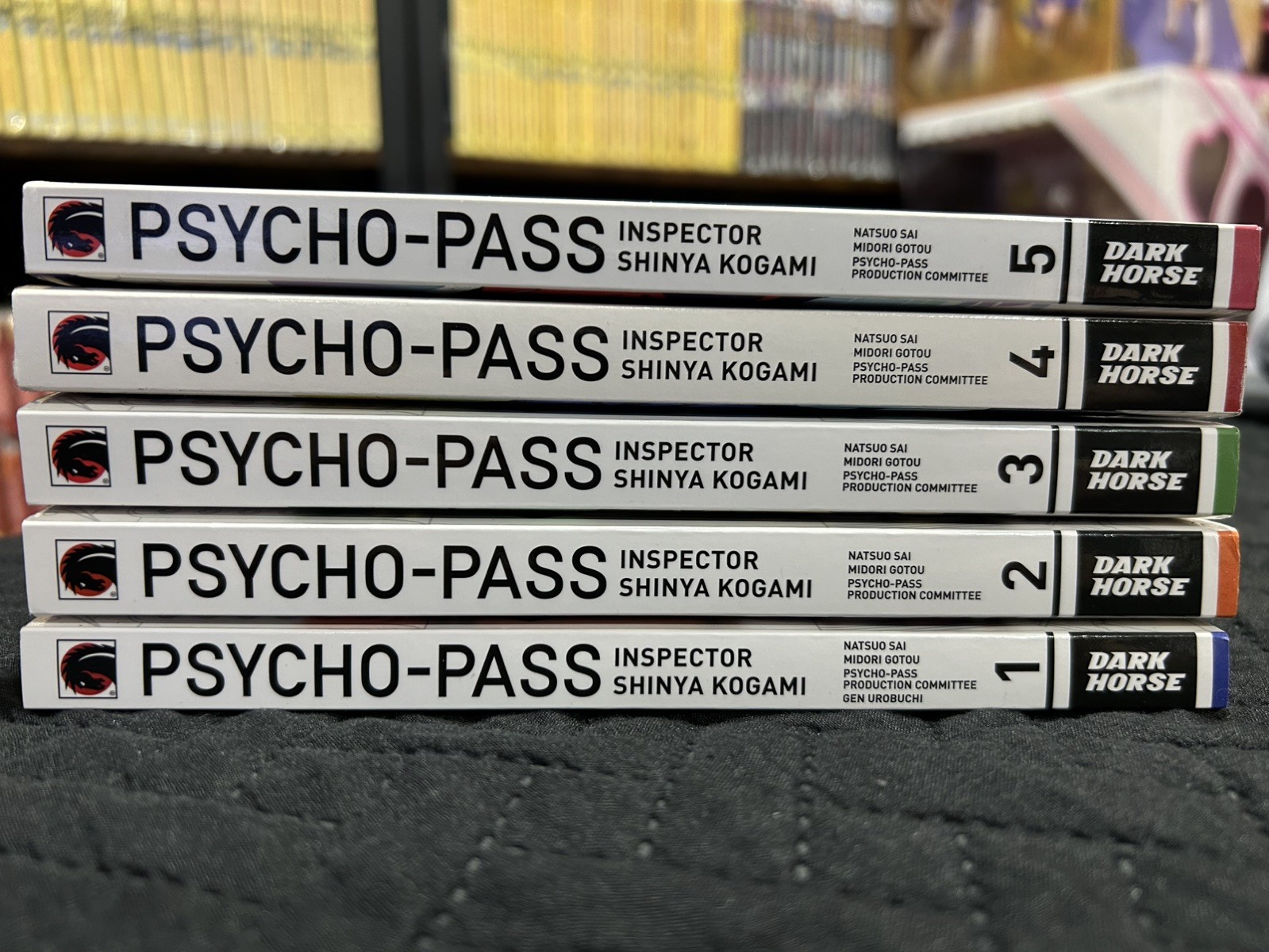 Psycho-Pass Inspector Shinya Kogami Manga Vol 1-5 Manga Set Dark Horse Comics