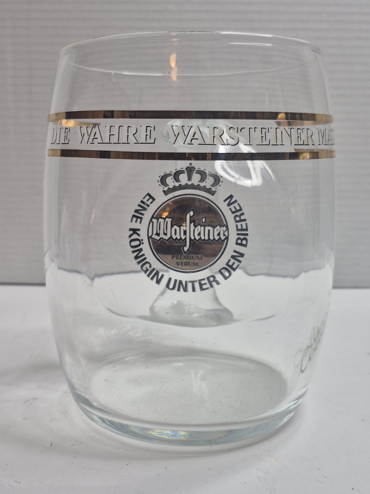 Luigi Colani Warsteiner 1 Liter Collector Glass Beer Stein Mug VTG Signed German